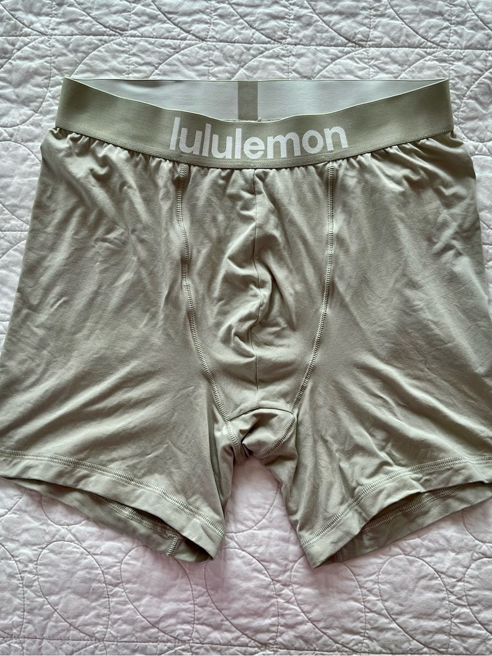 lululemon athletica Men’s Sage Green Boxer Briefs Ergonomic Moisture-wicking